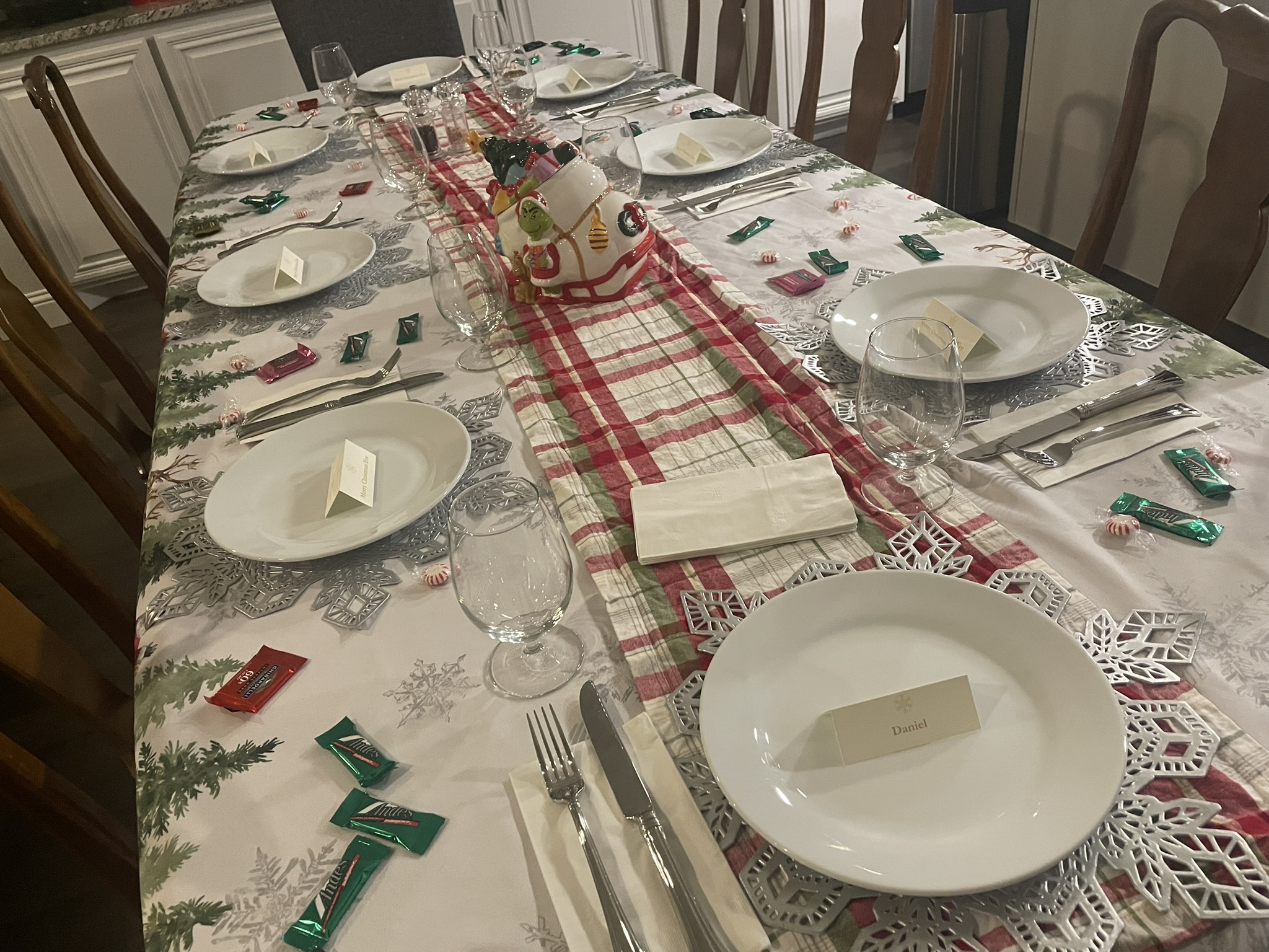 Christmas Eve Tablescape